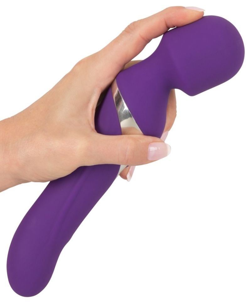 Vibrator wand cu cap rotativ Javida Wand & Pearl Vibrator (24cm) - 3 | YEO