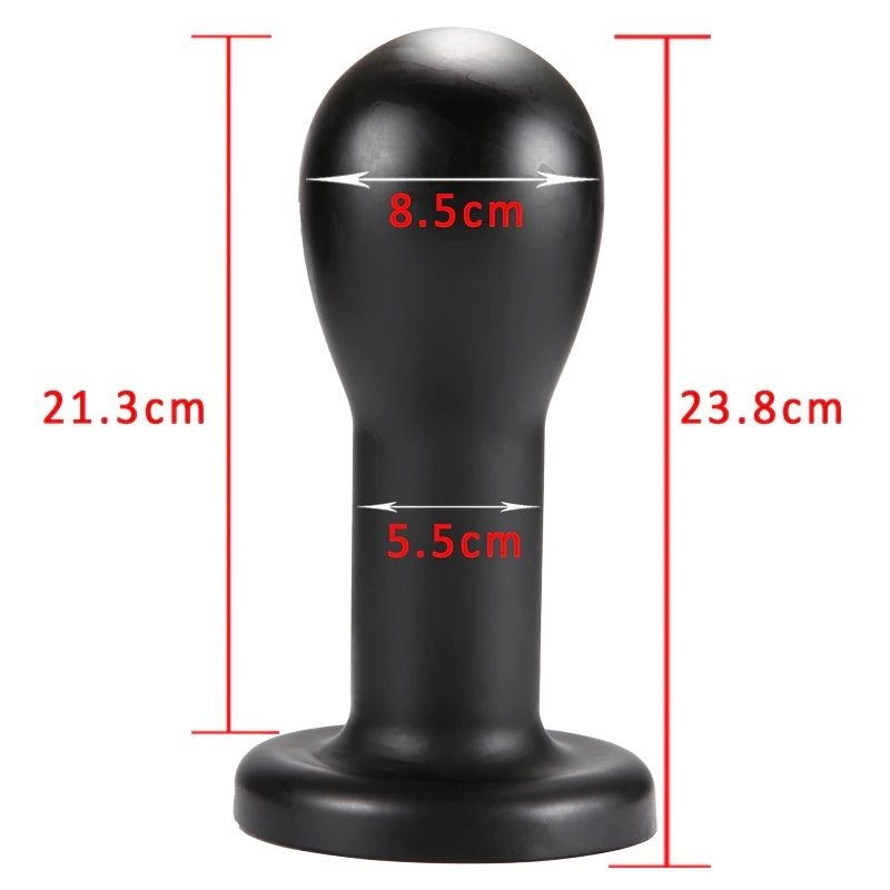 X-Men 8.86 Extra Girthy Butt Plug Black (22.5cm) - 1 | YEO