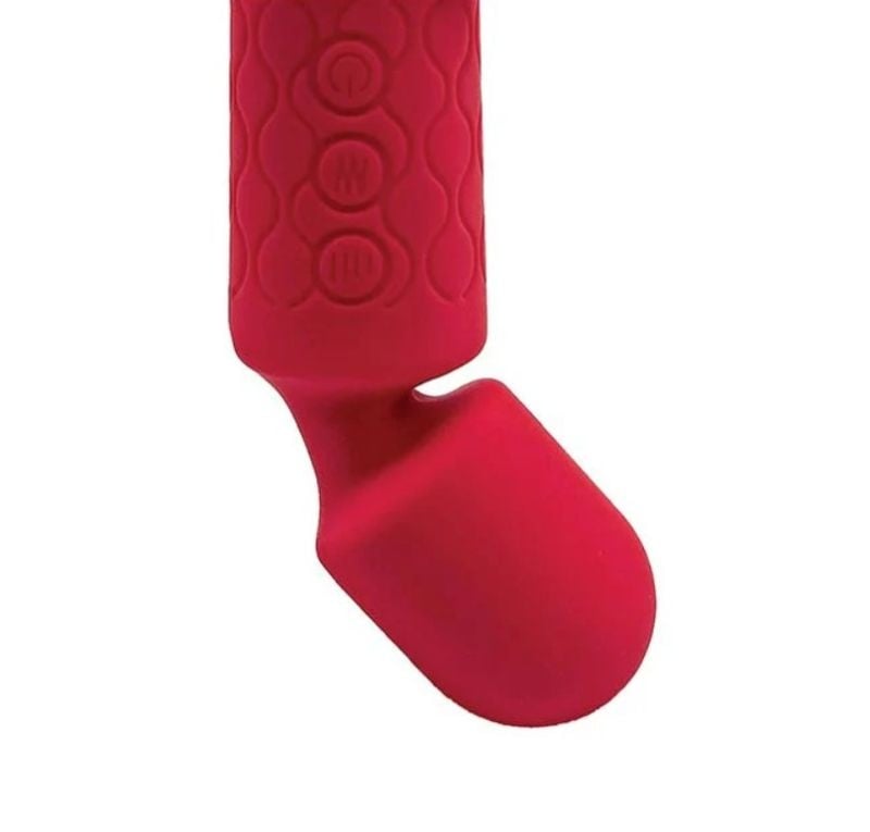 Aparat de masaj tip wand cu 20 moduri de vibratie Luna Massage Vibrator rosu - 1 | YEO