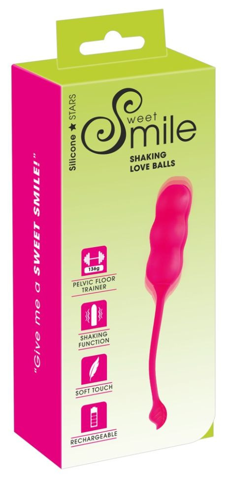 Bile vaginale 9 moduri de vibratie Shaking Love Balls (21cm)