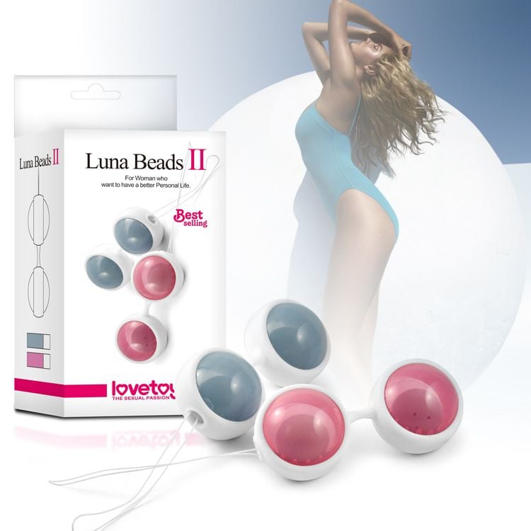 Bile vaginale kegel LUNA BEADS II Pink