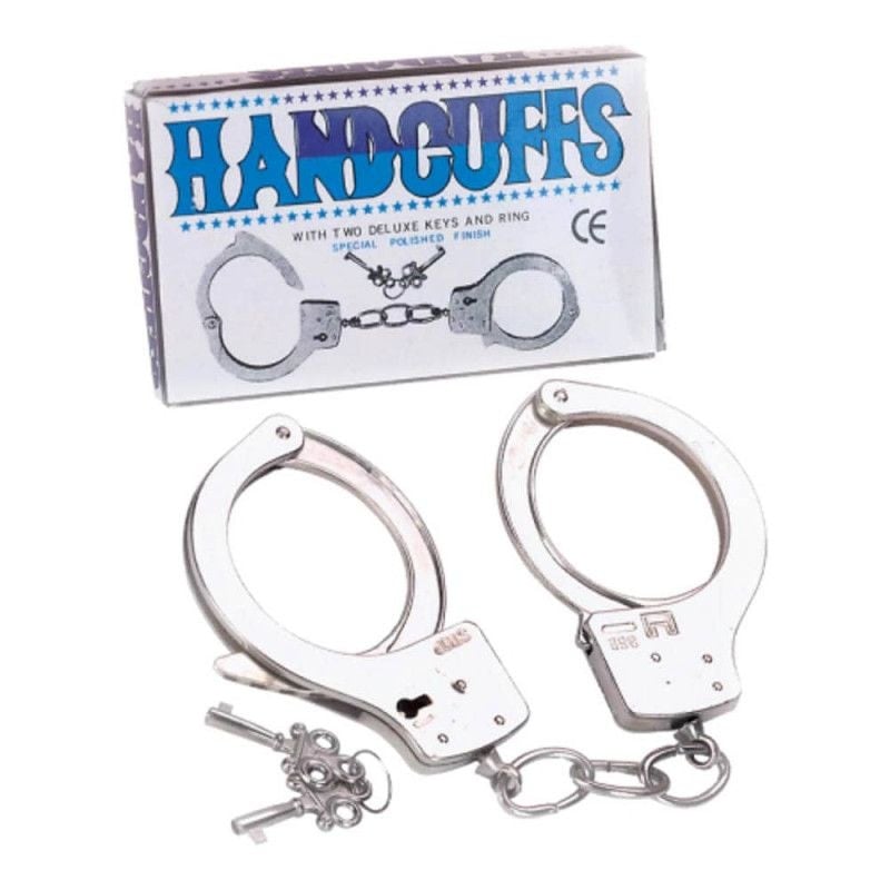 Catuse metalice Large Metal Handcuffs with Keys