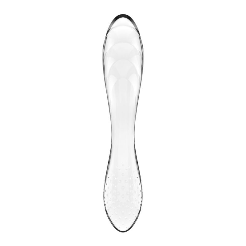 Dildo din sticla borosilicata solida cu  in SexShop KUR Romania