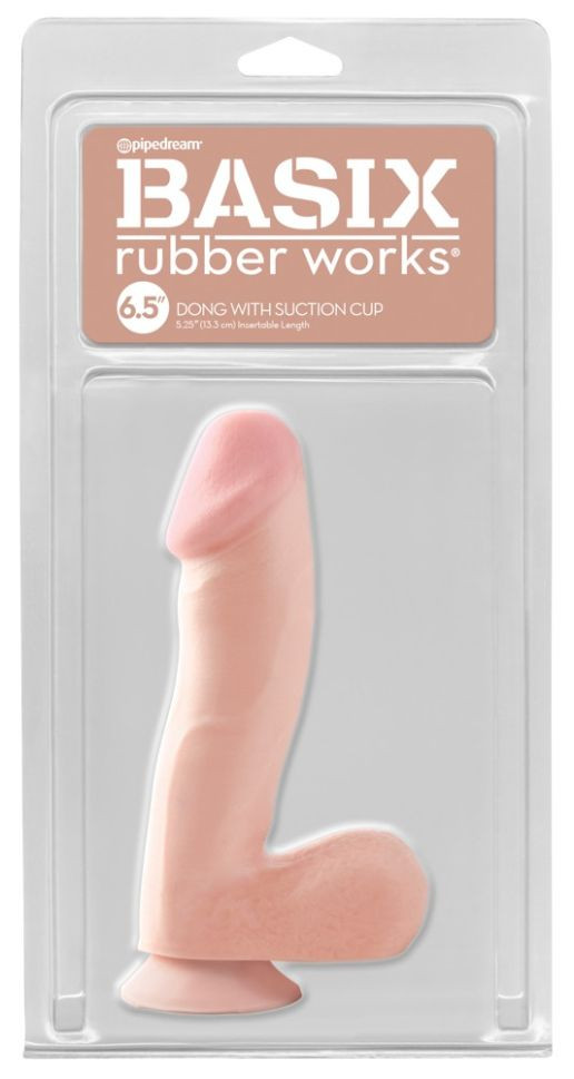 Dildo realist cu ventuza Dong with Suction Cup 6,5