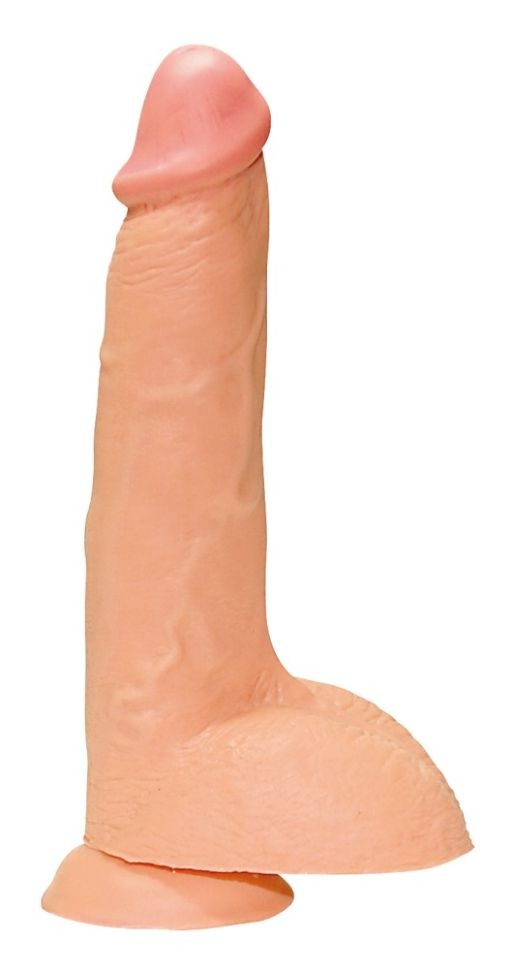 Dildo realist din material foarte flexibil, cu ventuza de fixare Big Dong Nature (23 cm) - 1 | YEO