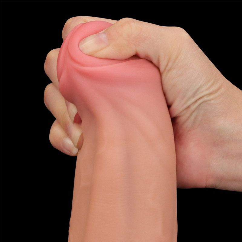 Dildo realist gigantic 11.5\'\' King Sized Sliding Skin Dual Layer Dong (29cm) - 2 | YEO