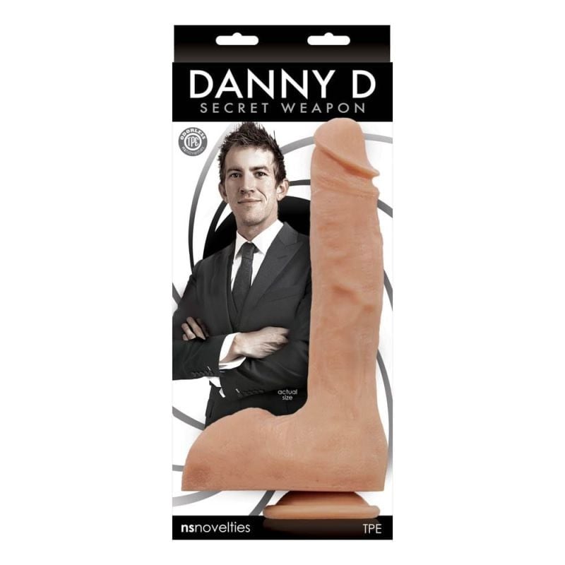 Dildo ultra-realist, gigantic cu ventuza de fixare Danny D Secret Weapon Dong (28.5cm)