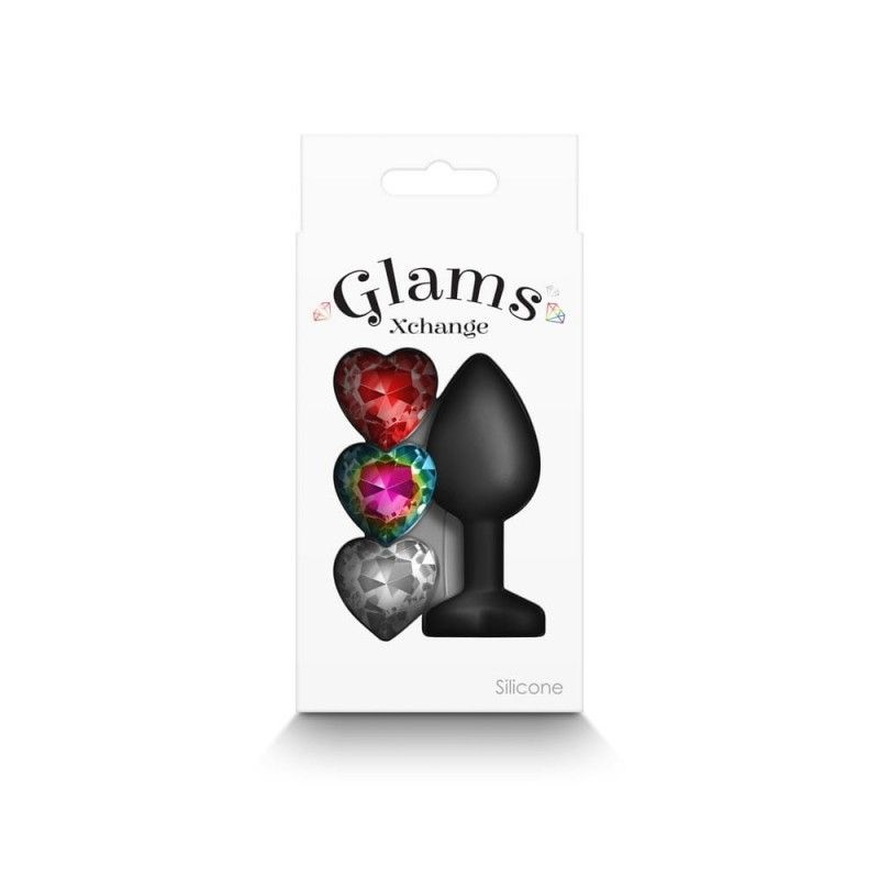 Dop anal Glams Xchange - Heart - Small ( in SexShop KUR Romania