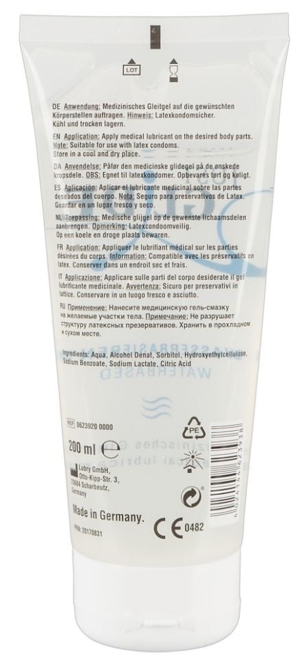 Lubrifiant pe baza de apa Just Glide Vegan Waterbased 200 ml - 2 | YEO