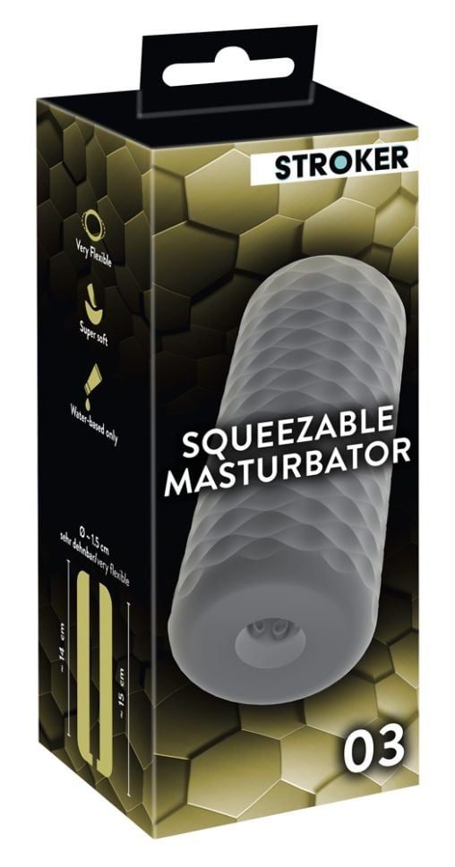 Masturbator elastic cu design discret Squeezable Masturbator