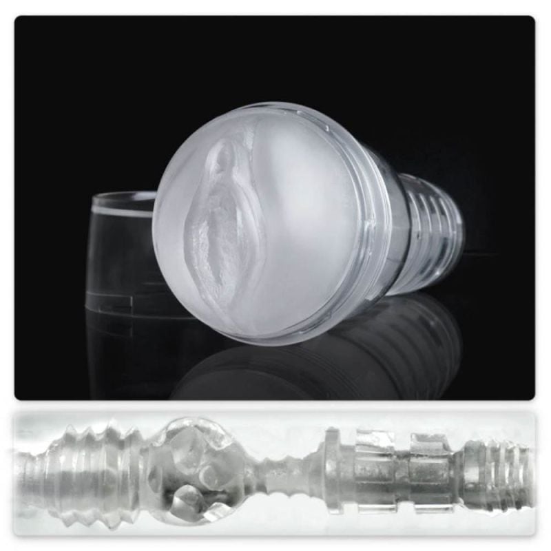 Masturbator transparent cu deschidere in forma de vagin Fleshlight Ice Lady Crystal