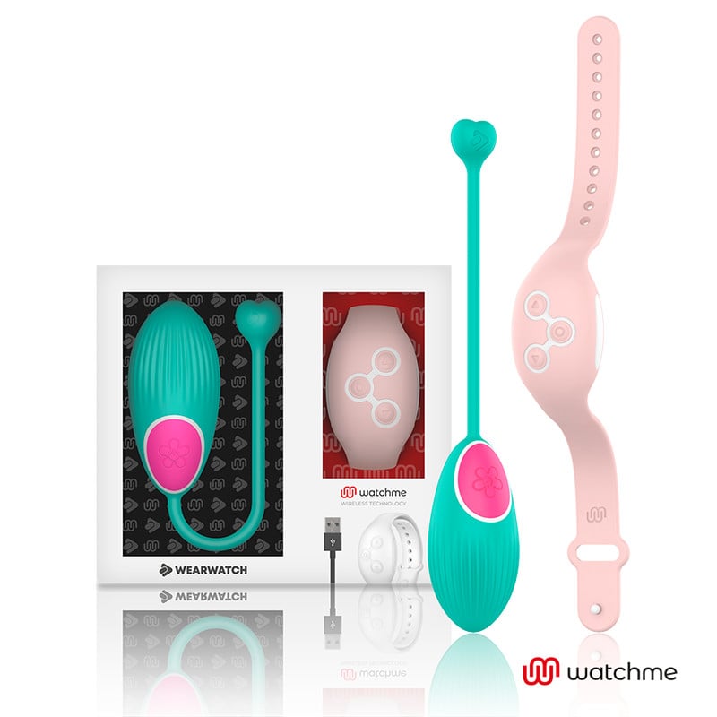 Ou vibrator Inteligent Wearwatch - Watchme Technology Remote Control Egg Sea Water / Pink