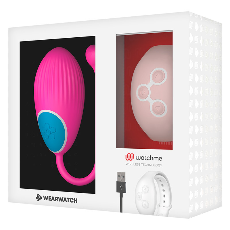 Ou vibrator Inteligent Wearwatch - Watchme Technology Remote Control Egg Fuchsia / Pink - 3 | YEO