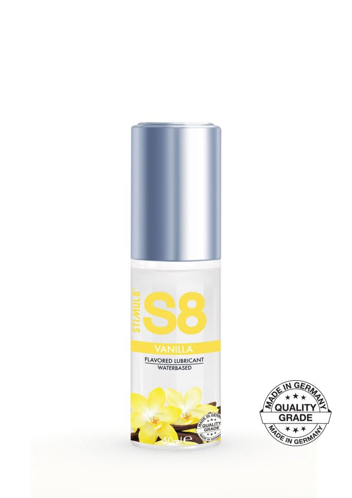 S8 Waterbase Vanilla Flavored Lube 50ml