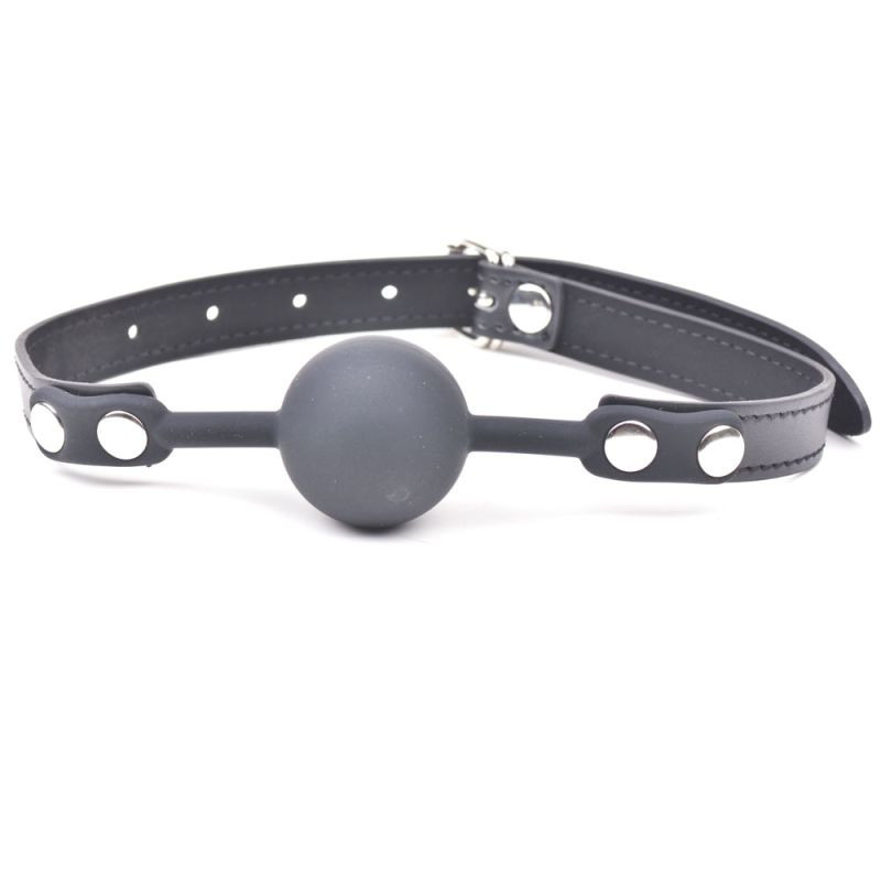 Slicone Black Color Ball Gag