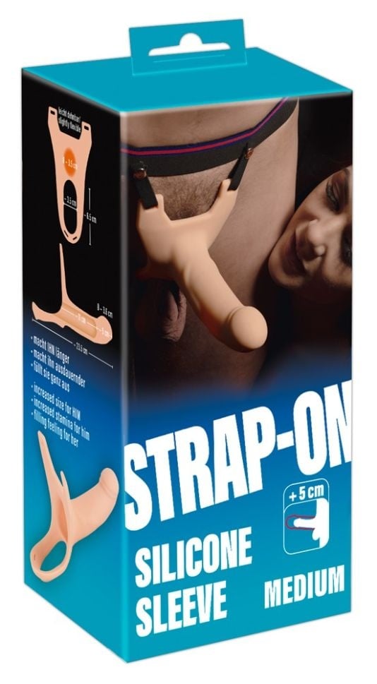 Strap-on de mici dimensiuni din silicon Silicone Strap-on 16cm