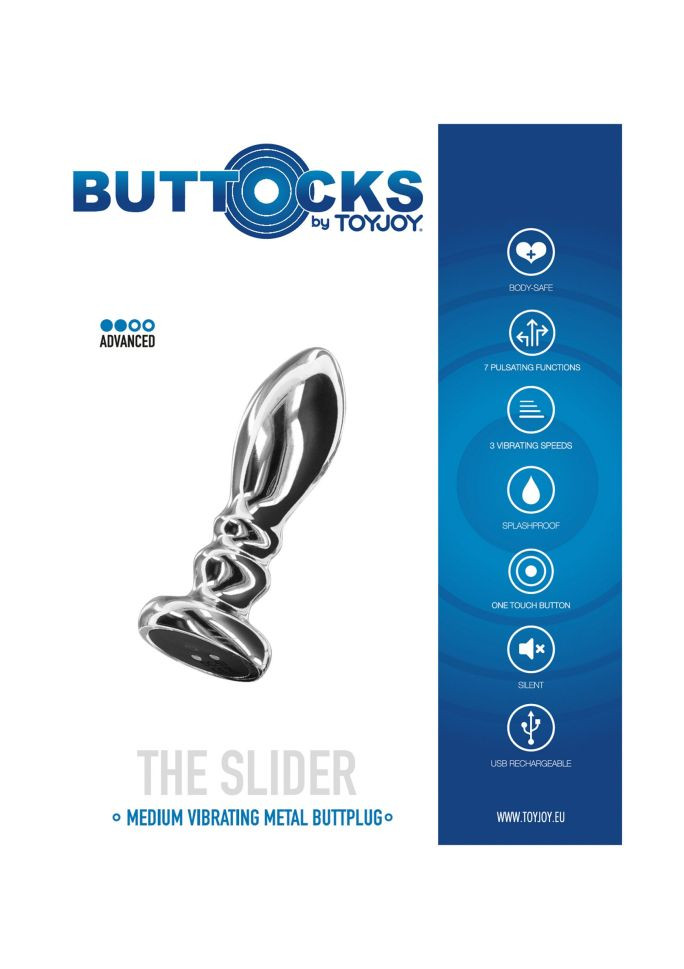 The Slider Vibrating Plug - M (8.9cm) in SexShop KUR Romania