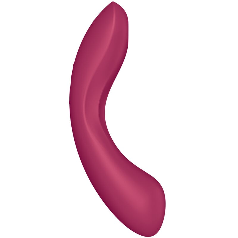 Vibrator 3 în 1 Satisfyer Curvy Trinity 1, red (17,5cm)