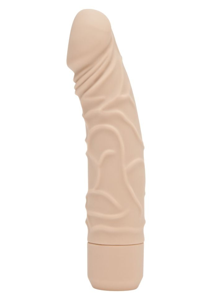 Vibrator clasic realistic cu 7 viteze de vibratii si ax usor curbat (20.1 cm)