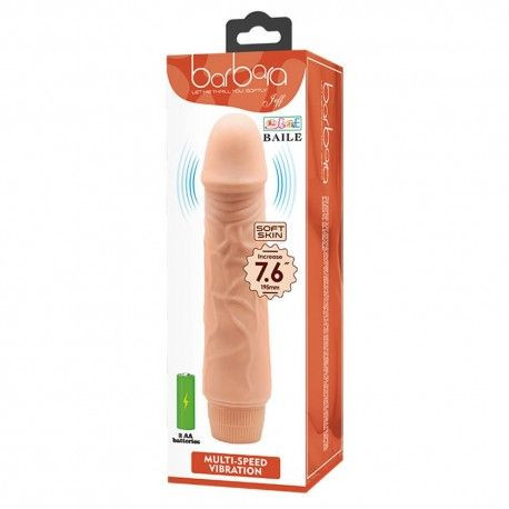 Vibrator cu aspect realist si vibratii de intensitate variabila Realistic Multi-Speed Vibrator 19cm