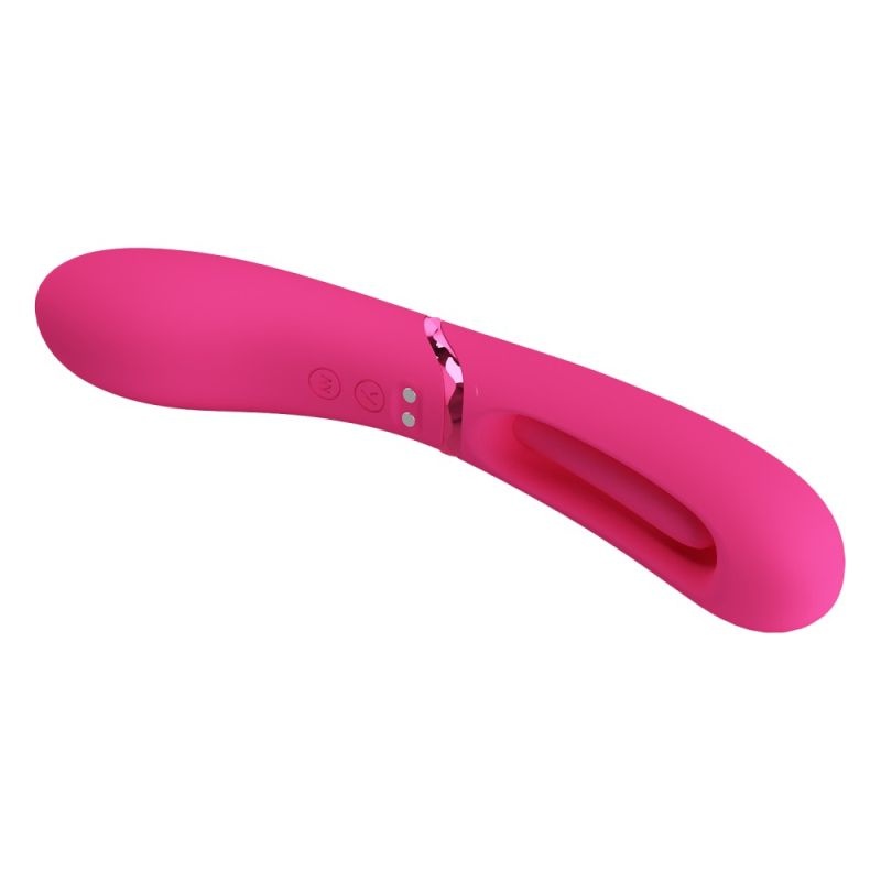 Vibrator cu miscari de fluturare Romance Lexie Pink