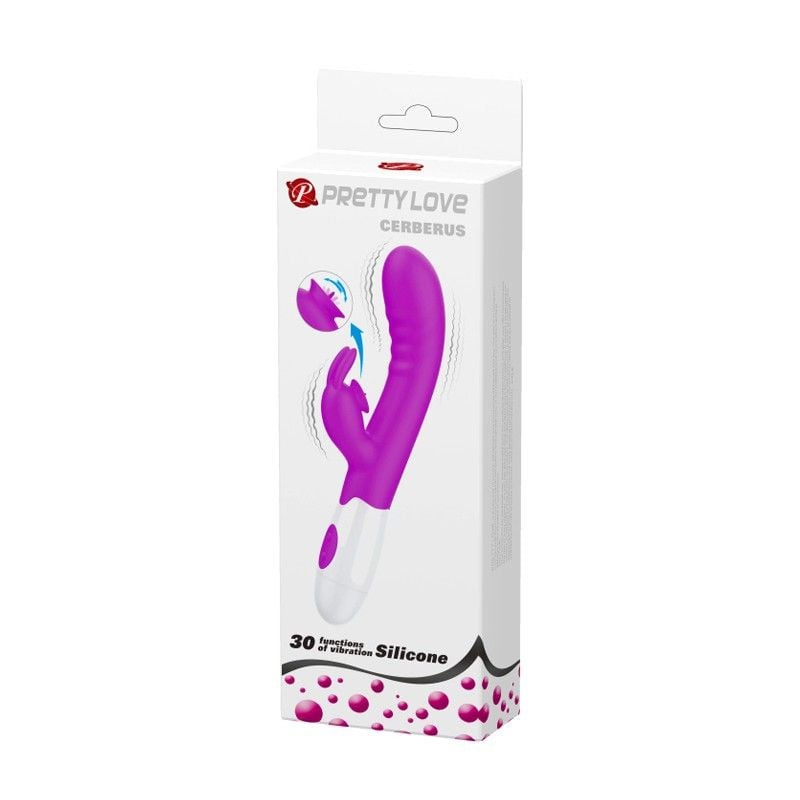 Vibrator cu stimulator clitoridian Pretty Love Orgasmic 20.6cm