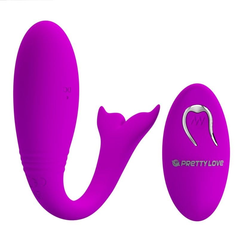 Vibrator din silicon cu functie de memorie si telecomanda VIBRATOR PRETTY LOVE – JORDYN (10cm)