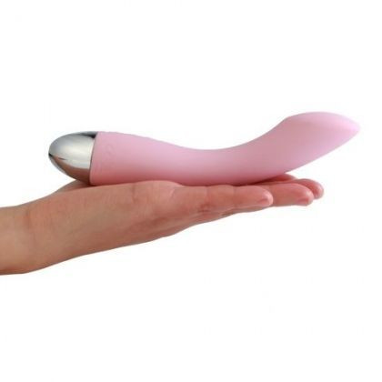 Vibrator elegant, neted, cu 6 moduri de vibratie Svakom Amy Intelligent Waterproof Pink