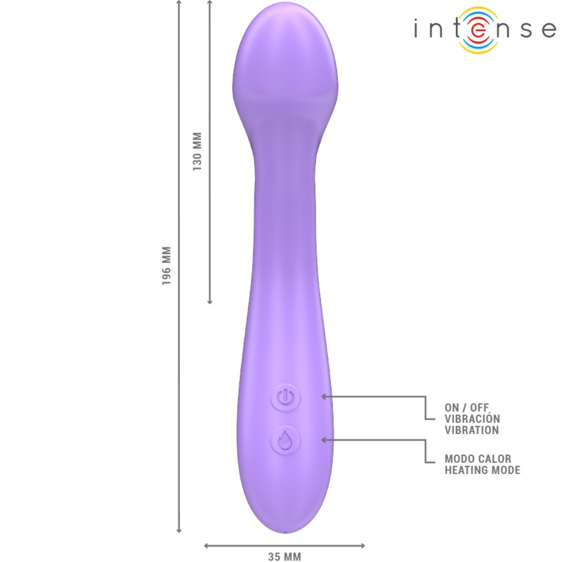 Vibrator INTENSE BECKY – 19 cm, Funcție de incalzire si 7 Moduri de Vibratie - 1 | YEO