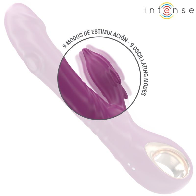 Vibrator Multifunctional INTENSE HALLE - Stimulare cu Limba si Design Delfin