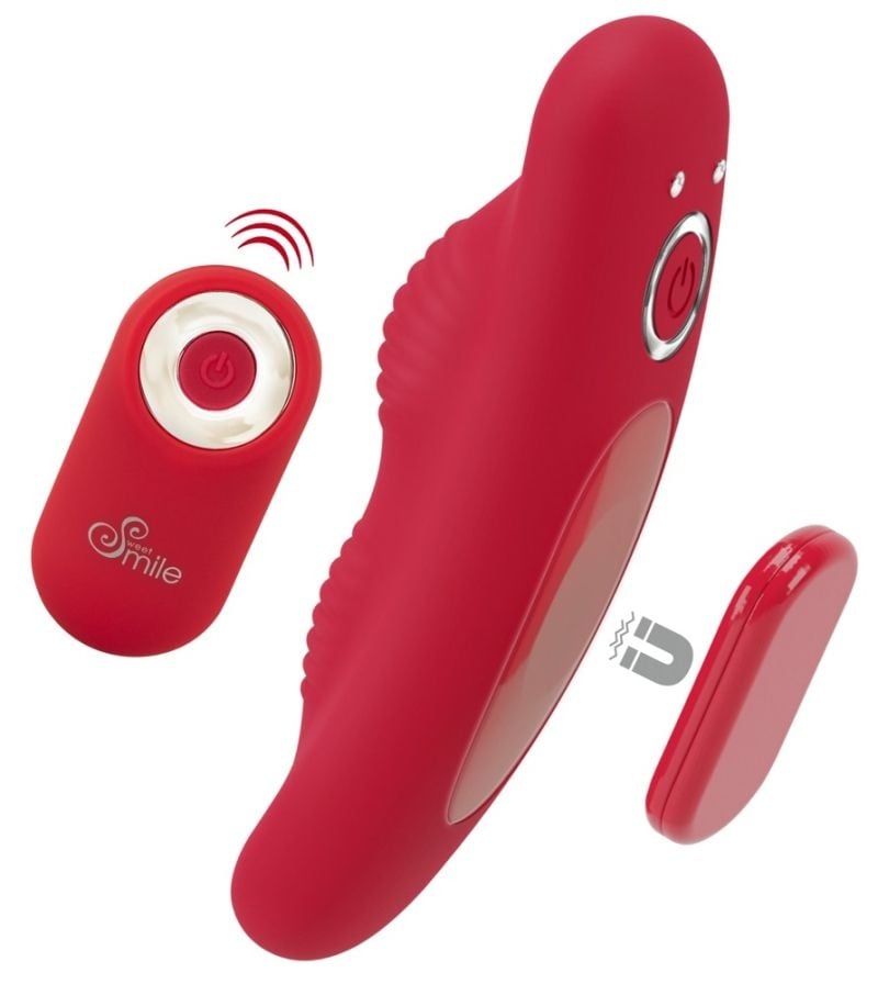 Vibrator pentru chiloti cu 10 moduri de vibratie cu telecomanda Panty VIbrator (9,7 cm) - 1 | YEO