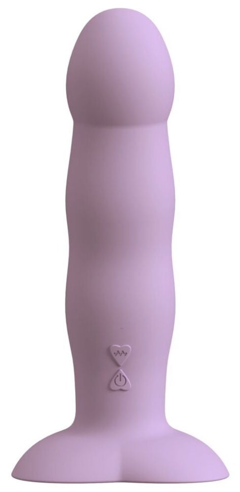 Vibrator Silicon Heart Guy Purple 19.5cm - 1 | YEO