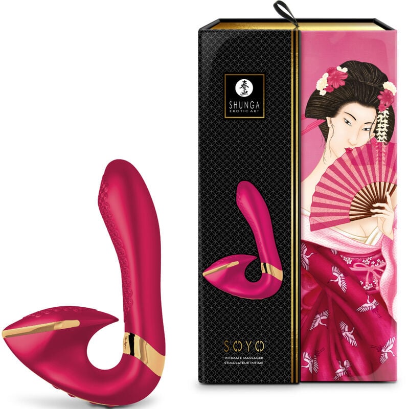 Vibrator stimulator clitoris si punct g SHUNGA - SOYO INTIMATE FUCHSIA