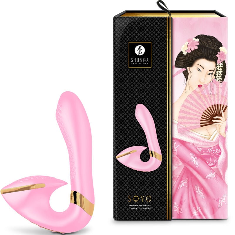 Vibrator stimulator clitoris si punct g SHUNGA - SOYO INTIMATE Pink