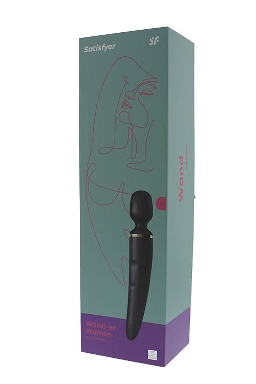 Aparat de masaj SATISFYER WAND-ER WOMEN BLACK 34cm