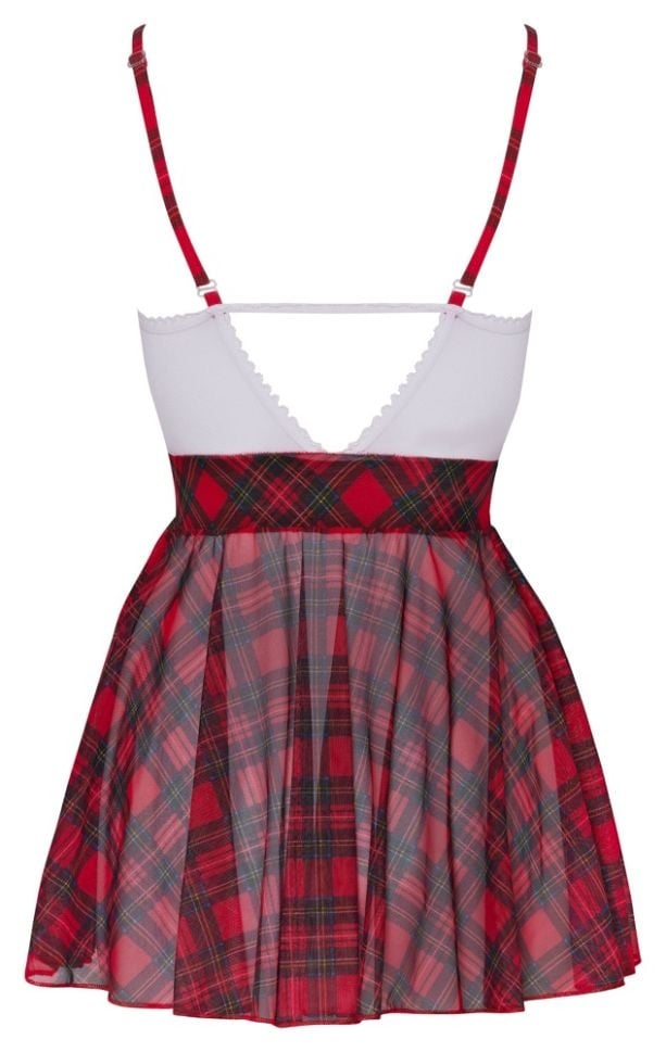 Costumatie de scolarita sexy School Girl Dress plaid, Cottelli Costumes - S