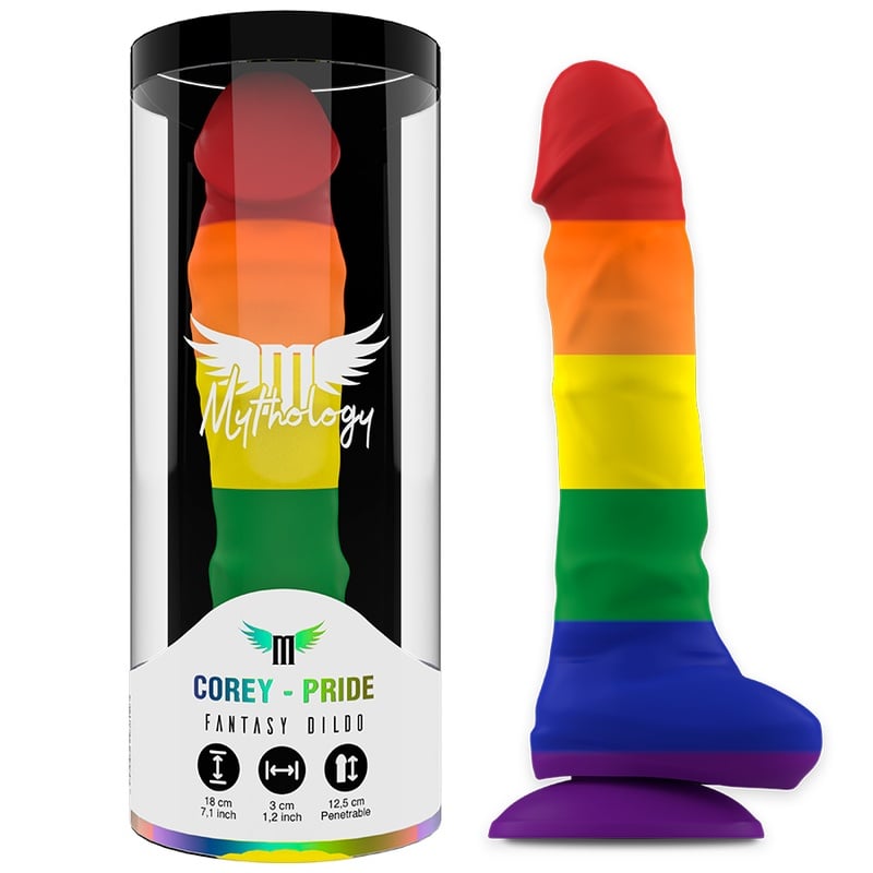 Dildo cu ventuzaa super flexibil și ergonomic MYTHOLOGY DION-GALACTIC FANTASY M