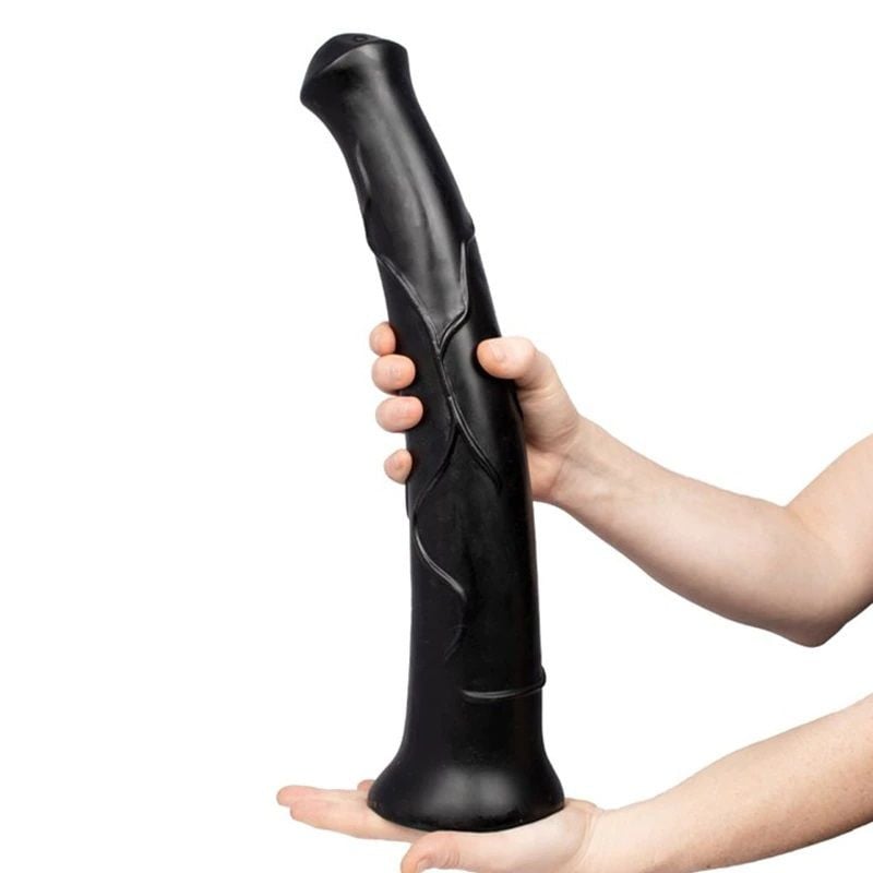 Dildo de înaltă calitate, flexibil cu ventuza X-MEN Huge Horse Dildo Black 42.4cm