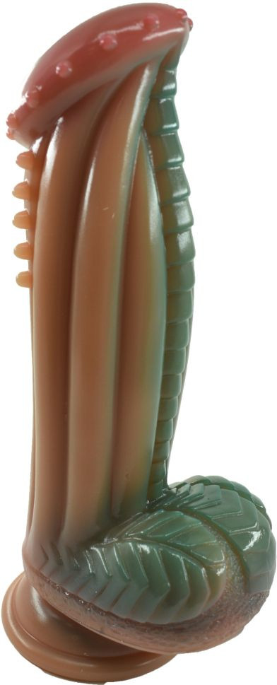 Dildo No.23 Fantasy Beasts, Brown/Green (22 cm)