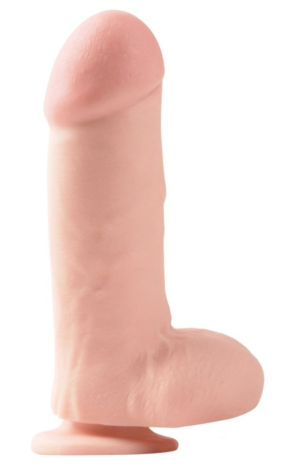 Dildo realist. Cu ventuza, compatibil cu strap-on BasicX Big 7