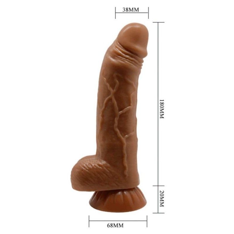 Dildo realistperfect pentru penetrarea vaginala sau anala Beautiful Angelo SUPER Realistic 20cm - 2 | YEO