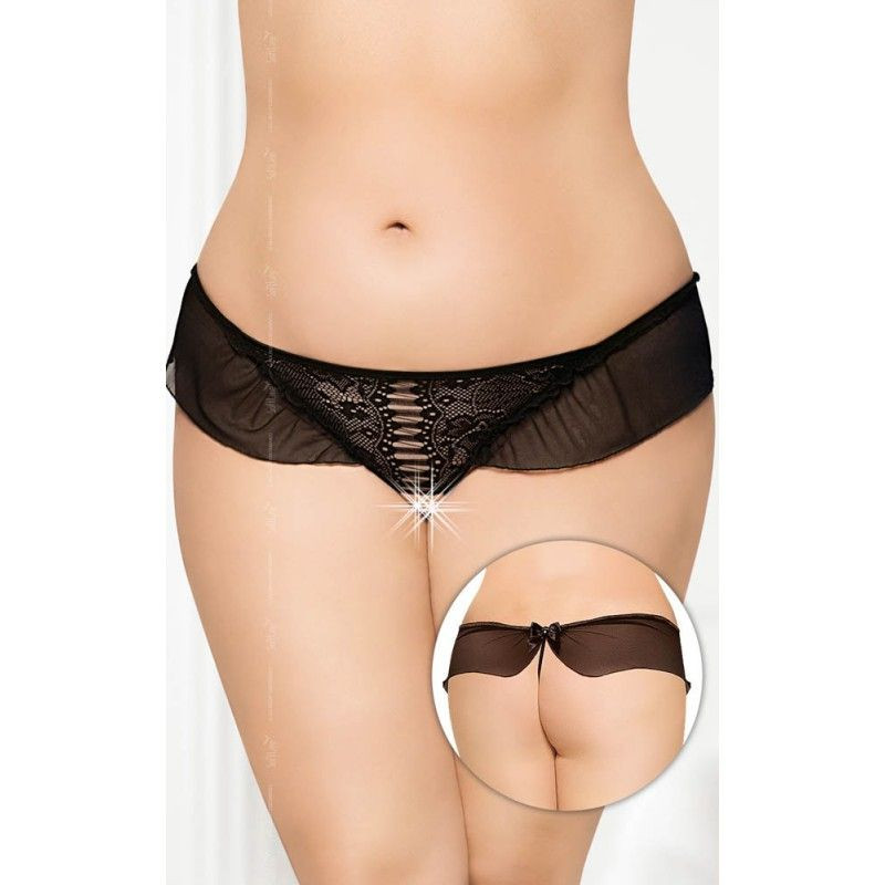 G-string 2437 black - Plus Size 3XL in SexShop KUR Romania