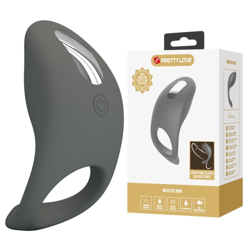 Inel penis cu vibratii Master Ring II