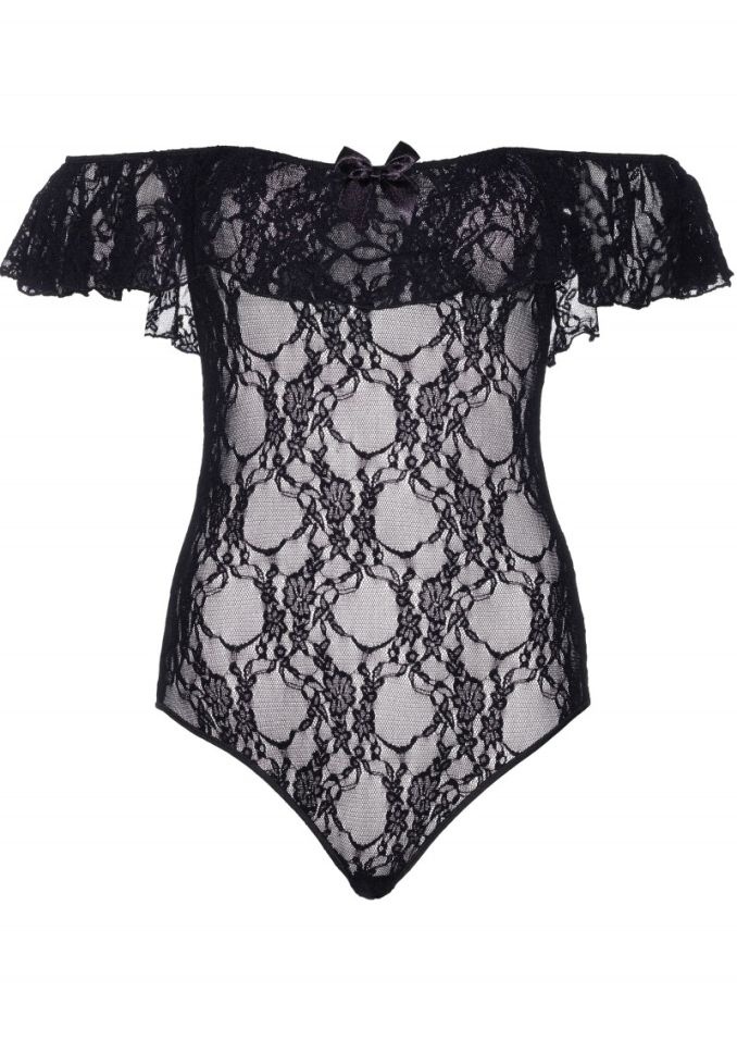 Lace Brazillian Back Teddy - S/L in SexShop KUR Romania