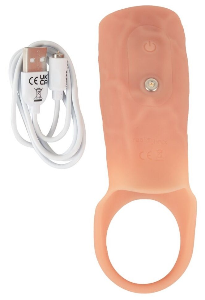 Manson penis cu vibratii RealSleeve Open in SexShop KUR Romania