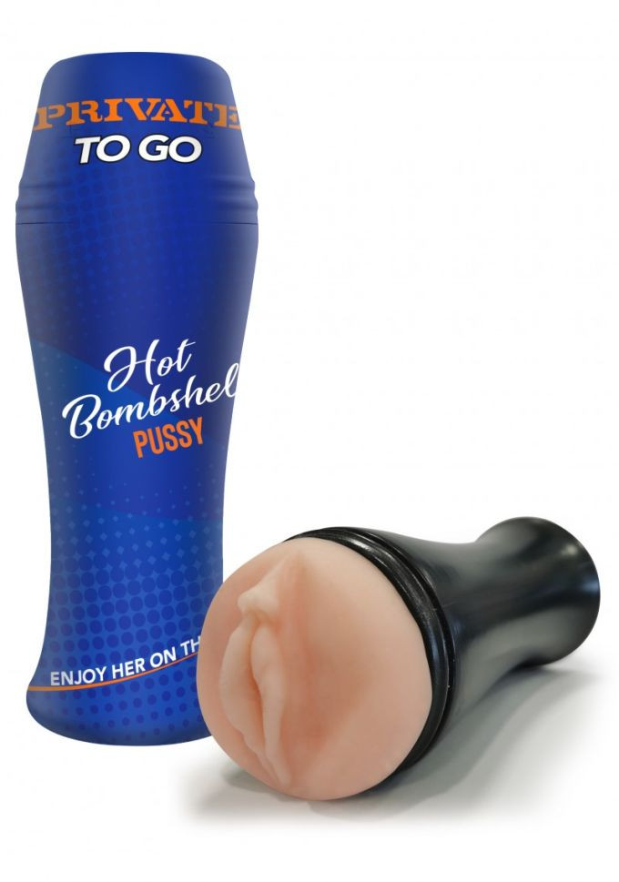 Masturbator compact cu design realist Hot Bombshell To Go