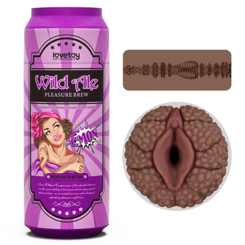 Masturbator cu deschidere sub forma de vagin Pleasure Brew Masturbator-Wild Ale