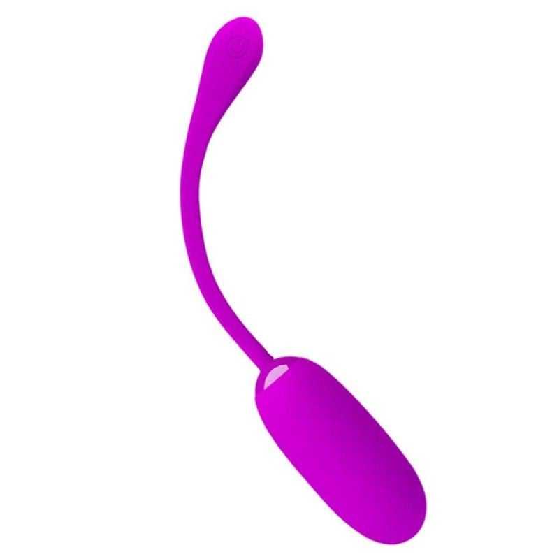 Ou vibrator din silicon moale Pretty Love Julius Purple