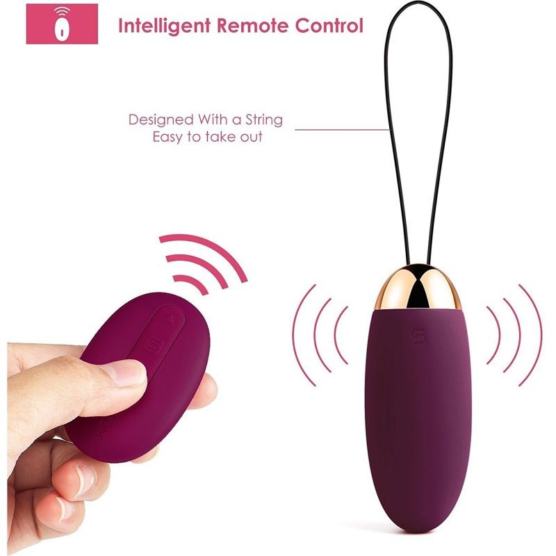 Ou vibrator wireless Svakom Elva Remote Control Vibrating Bullet Mov