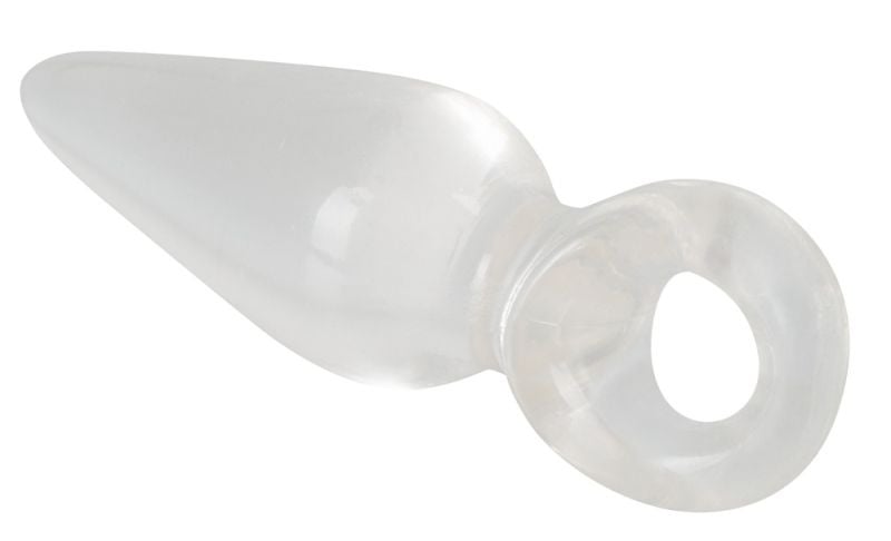 Plug anal transparent cu forma conică Finger Plug - 2 | YEO